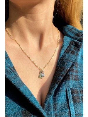 Spossy Silver Jewelry Küçük Boy Dua Yazılı Ayet-El Kürsi Dikdörtgen Kolye