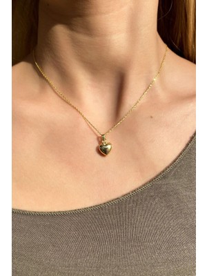 Spossy Silver Jewelry 1,2 cm Kalp Kolye