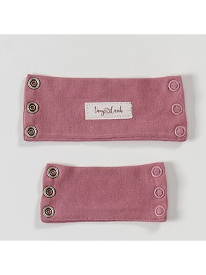 Tiny Lamb Bebek Bodysuit Uzatma Aparatı 2 Adet ( Kısa ve Uzun) Pamuk (9.5mm Çıtçıtlıdır)