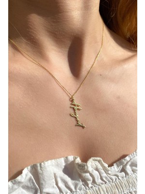 Spossy Silver Jewelry Kişiye Özel Imza Isim Kolye