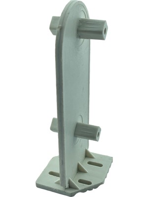 MorPerde Çiftli Sistem Düz Orta Birleştirme Aparatı Krem