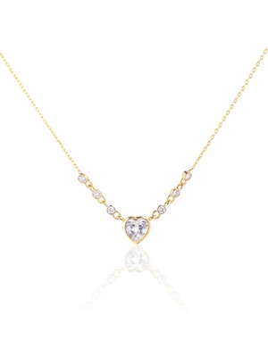 Spossy Silver Jewelry Kalp Kolye