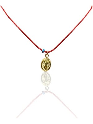 Spossy Silver Jewelry Ipli Huzur Simgeli Şans Kolye