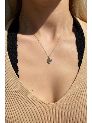 Spossy Silver Jewelry Minimal Kalp Kolye