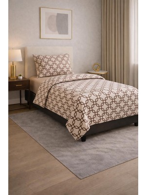 Uykulife Nordic Loop Modern Tek Kişilik Nevresim Takımı