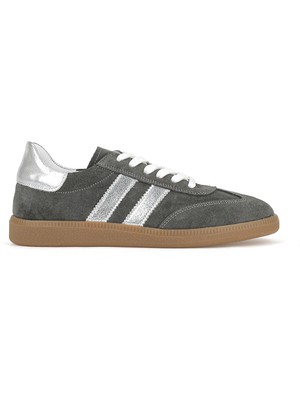 Ziya, Kadın Hakiki Deri Sneaker 1611035Z64032 Gri