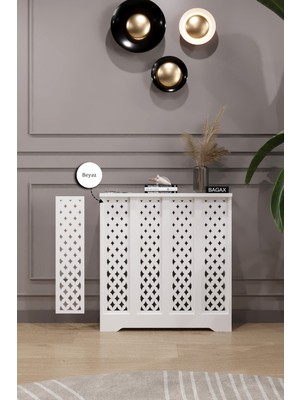 Bagax Sümela Model, Beyaz Renk,iç Ölçü 76 cm Dış Ölçü 80 cm Petek Kaplama, Dresuar