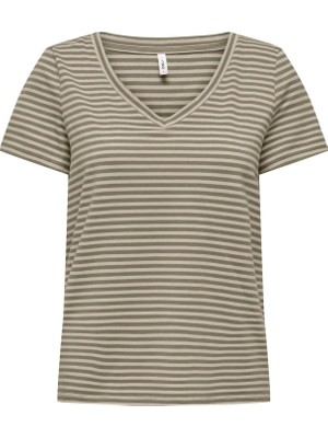 Only Onlvenus S/s V-Neck Shine Top Jrs Kadın T-Shirt 15368929