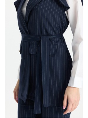 Madame Melek Alt Üst Üçlü Takım Ispanyol Pantolon Yelek Gömlek Takım