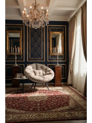 AVYNA Premium Tekli Berjer Koltuk | Ergonomik Tv Koltuğu, Kitap Okuma ve Dinlenme Koltuğu - Krem