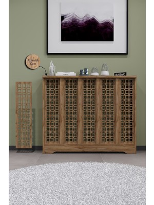 Bagax Ayasofya Model, Çam Renk,iç Ölçü 96 cm Dış Ölçü 100 cm Petek Kaplama, Dresuar