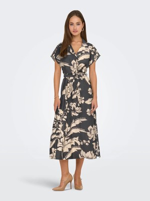 Jdy Jdytroya Life S/s Kadın Midi Elbise 15347216