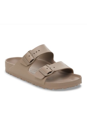 Birkenstock Bırkenstock Arızona Eva Suya Dayanıklı Sütlü Kahve Çift Bantlı Kadın Terlik 1030466