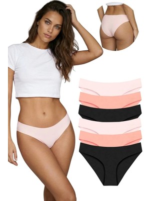 301 Kadın Dikişsiz Lazer Bikini 6'lı Külot Paketi