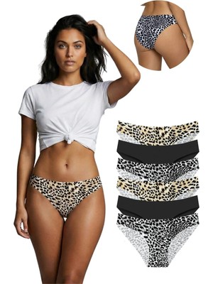 301 Kadın Dikişsiz Lazer Bikini 6'lı Külot Paketi
