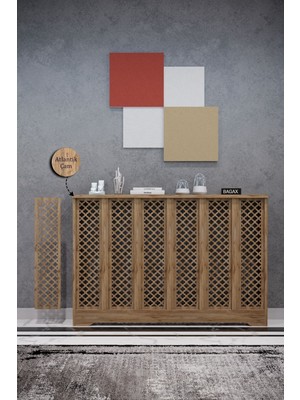 Bagax Zeugma Model, Çam Renk,iç Ölçü 116 cm Dış Ölçü 120 cm Petek Kaplama, Dresuar