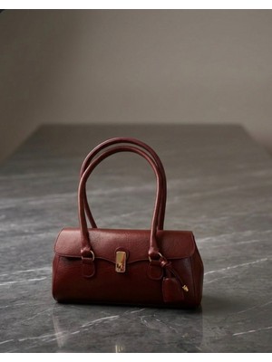 Addy Bordo Bella Noir Siyah Kadın El ve Omuz Çantası