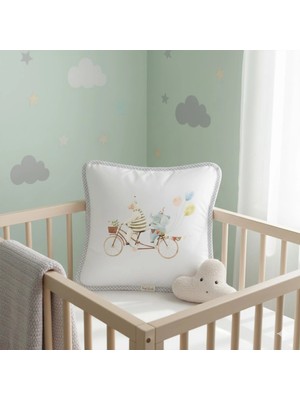 Tiny Lamb Fil Desenli Slikon Elyaf Dolgulu Bebek Kırlenti 40 x 40 cm