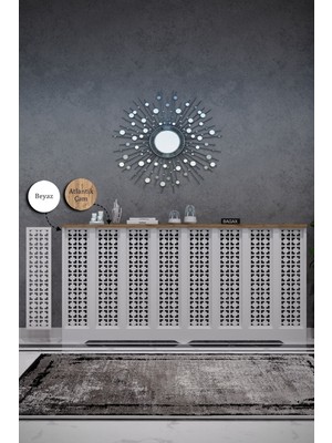 Bagax Truva Model Petek Onu Dresuar Kaplama 156CM Cok Amacli Dolaplar Mobilya Kalorifer Petek Onu Kapatma