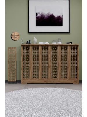 Bagax Ayasofya Model, Çam Renk,iç Ölçü 116 cm Dış Ölçü 120 cm Petek Kaplama, Dresuar