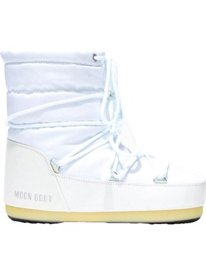 Moon Boot 002 Light Low Nylon Kadın Siyah Kar Botu