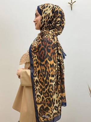 JOOQSTORE Leopar Desen Soft Şal