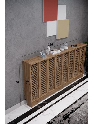 Bagax Zeugma Model, Çam Renk,iç Ölçü 156 cm Dış Ölçü 160 cm Petek Kaplama, Dresuar