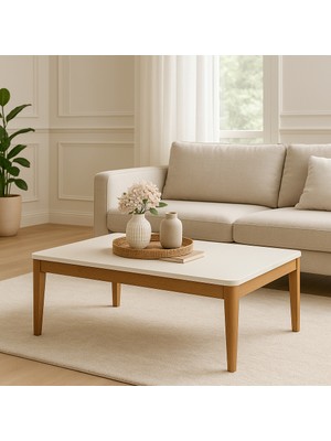 Fami Home | Cordoba Modern Orta Sehpa Ahşap Salon Sehpası