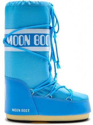 Moon Boot 089 Icon Nylon Kadın Mavi Kar Botu