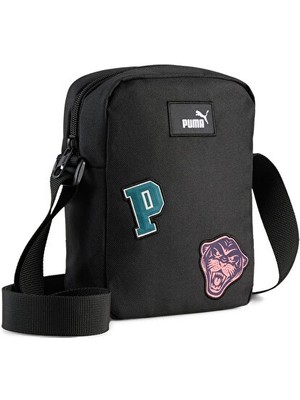 Puma Puma Phase Patch Portable Omuz Çantası-En: 20 Cm, Boy: 10,8 Cm, Derinlik: 6 cm 09219701 Siyah