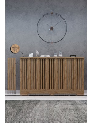 Bagax Efes Model, Çam Renk,iç Ölçü 136 cm Dış Ölçü 140 cm Petek Kaplama, Dresuar