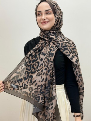 JOOQSTORE Leopar Desen Soft Şal