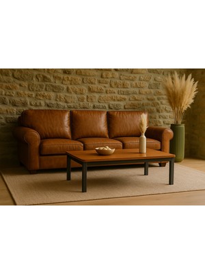 Fami Home | Cordoba Modern Orta Sehpa Ahşap Salon Sehpası