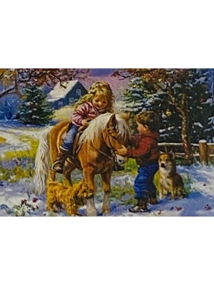 Elegantshop 5d Yapışan Boncuk Mozaik Tablo 30*40 cm XQH89279