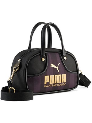 Puma Puma 1976 World Cup Mini GB Omuz Çantası-En: 13,5 Cm, Boy: 20 Cm, Derinlik: 9,5 cm 09231601 Siyah