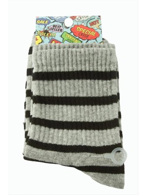 Çizgili Kolej Çorap 8*28 Nemere