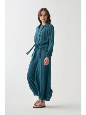 ALLDAY Yeşil-Modal Kolsuz Içlik