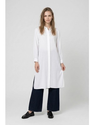 ALLDAY Beyaz-Apolet Detay Gömlek