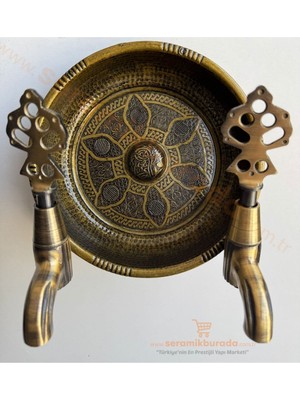 LPD Hamam Taslı Ikili Osmanlı Musluğu Antik