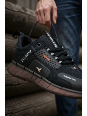 Solazer Erkek Rahat Sneaker Günlük Siyah-Tur. Spor Ayakkabı