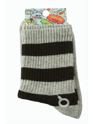 MidasTech Çizgili Kolej Çorap 8*28 Nemere