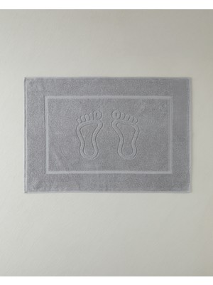 English Home Soft Step Pamuk Ayak Havlusu 50X70 cm Gri