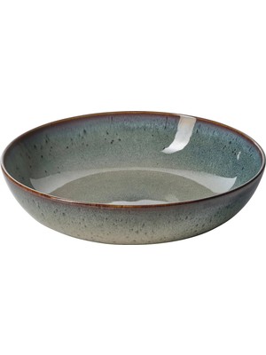 Ikea Gladelıg Seramik Servis Kasesi Bej-Yeşil 30 cm