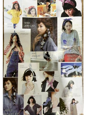 Gönülden Tasarım 2 Adet Yıldızlı Renkli Saç Tokası Saç Bandı