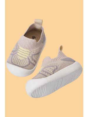 Mumenim Docol Çocuk Bebek Esnek, Rahat Ortopedik Taban Bej Günlük Ilk Adım Ayakkabısı ve Sneaker