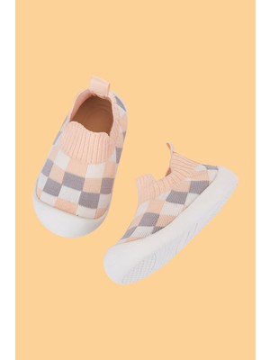Mumenim Guula Kız Bebek&çocuk Pembe-Beyaz Rahat, Kaydırmaz Ortopedik Taban Ilk Adım Ayakkabısı&sneaker