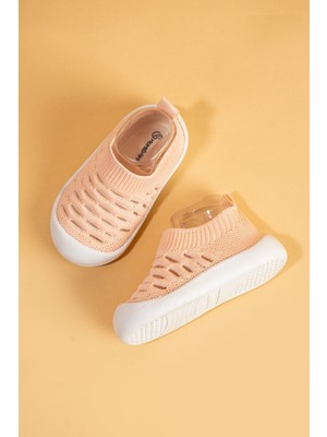 Mumenim Hobyo Kız Çocuk&bebek Esnek, Kaymaz Ortopedik Taban Pembe Ilk Adım Ayakkabısı