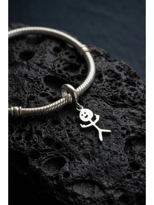 Nalia Takı Edepsiz Gümüş Charm (Pandora)