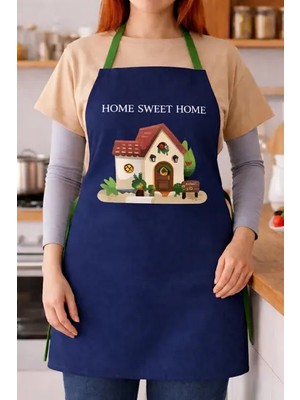 Ays Home Ev Desen Lacivert Mutfak Önlüğü