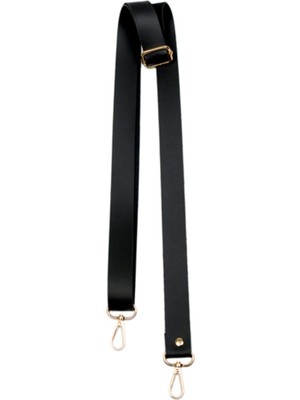 Aklar Çanta Aklar Kadın Suni Deri Çanta Askısı Siyah 140 cm Uzunluk 2.5 cm Genişlik Ayarlanabilir Desensiz